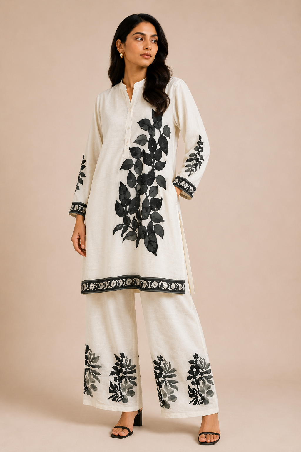 Blanche Botanica Kurti Set