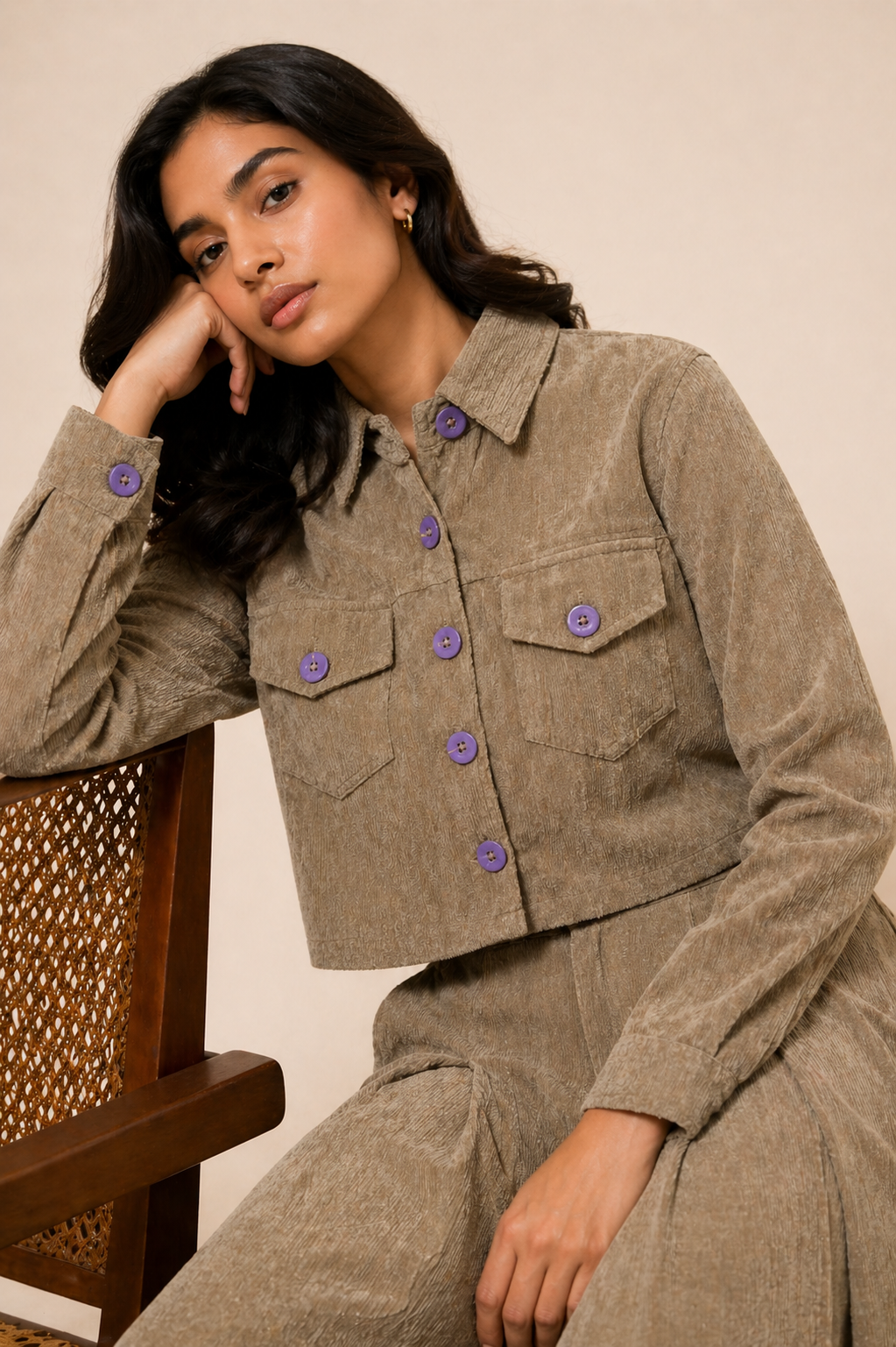 Sand Muse Jacket & Skirt Set